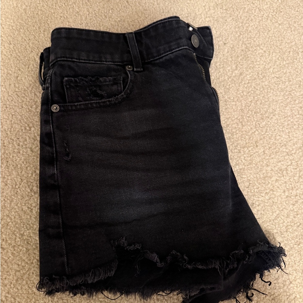 American Eagle Outfitters Black Jean Shorts